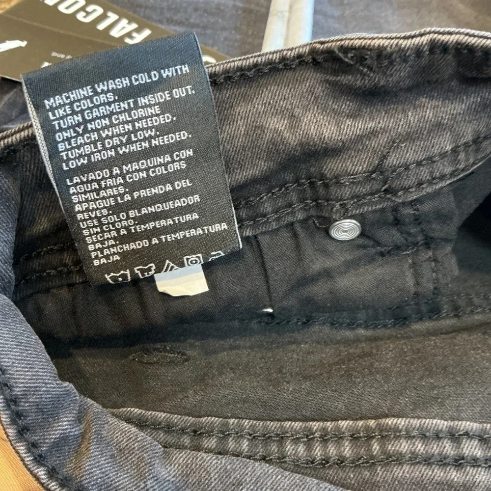 NWT Stone Falcon‎ Jeans 36x32 Slim Fit Stretch Comfort Denim Zip Fly